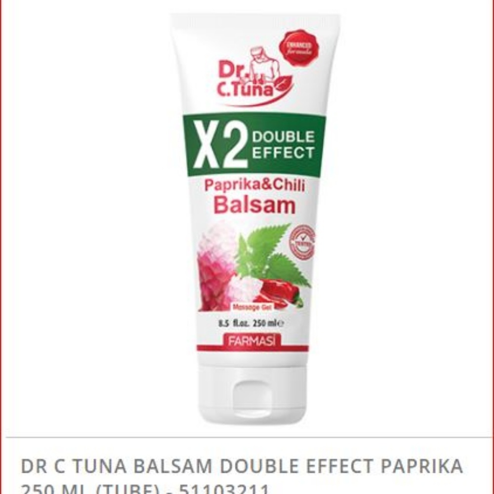 Dr. C Tuna X2 Double Effect Paprika & Chili Balsam